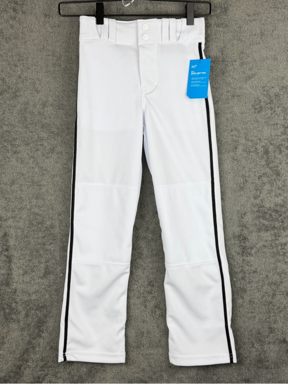 Champro White Baseball Pants Youth Small 23-25” Brand New MVP Open Bottom